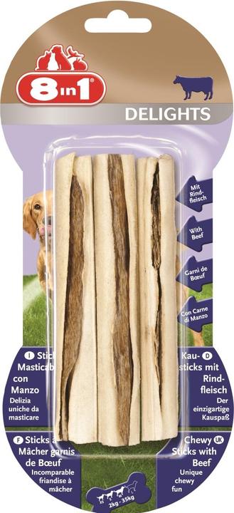 Image du produit 8in1 Delights Beef à mâcher (Adulte, 3 pcs, 75 g)