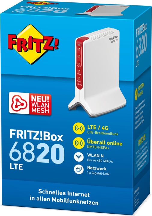 Productafbeelding FRITZ! Box 6820 LTE v3