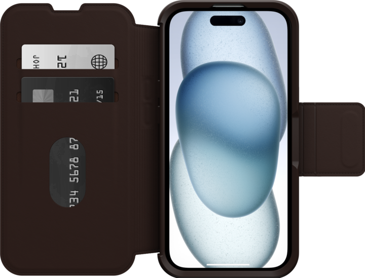 Produktbild OtterBox Strada Folio mit MagSafe (Apple iPhone 15)