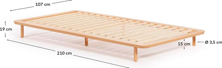 Actual product image Kave Home Anielle (90 x 200 cm)