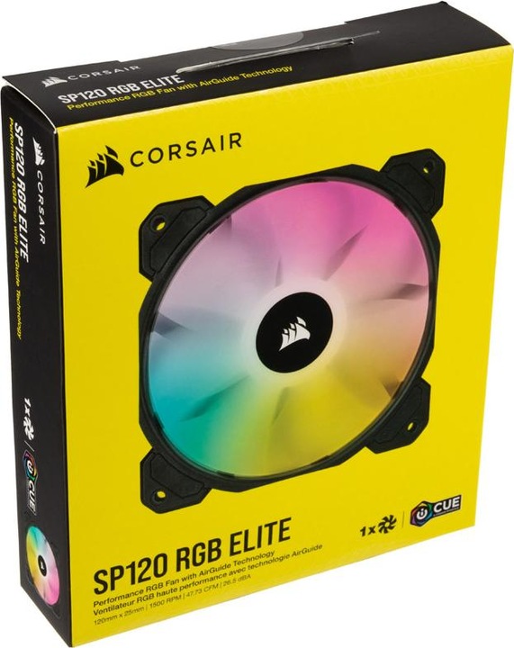 Produktbild Corsair SP120 RGB Elite (120 mm, 1 x)