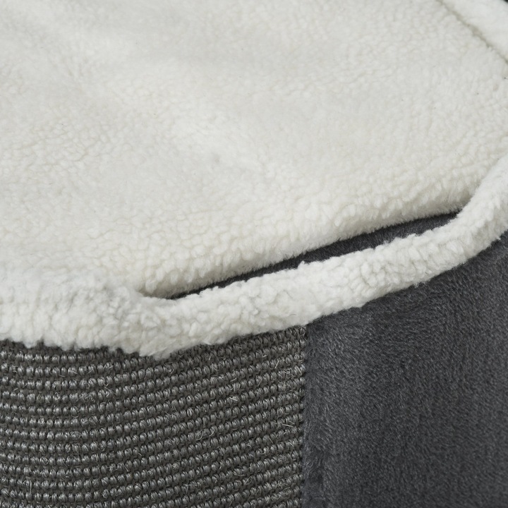 Actual product image Jamb Cat scratching post (74 cm, Grey, White)