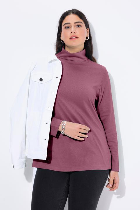 Produktbild Ulla Popken Shirt, Rollkragen, Slim, Langarm (58)