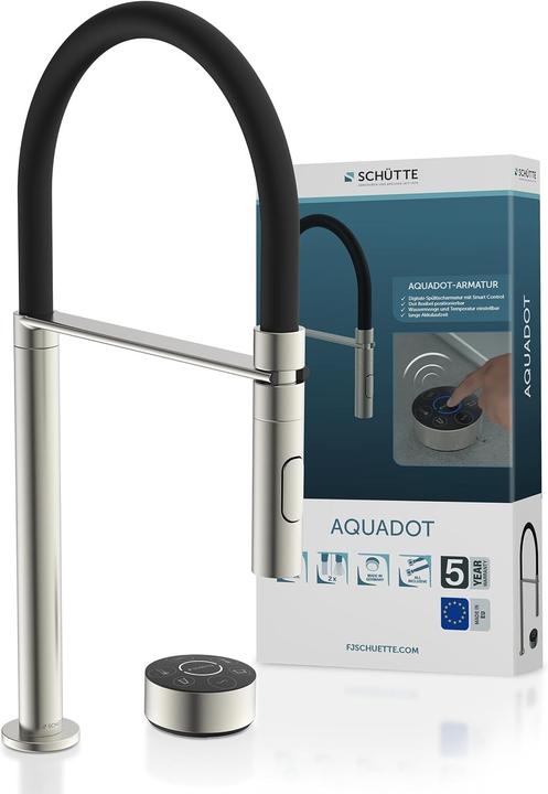 Produktbild Schütte Digitale wastafelarmatuur mit Smart Control, Soft-Touch-Schlauch, programmierbare Füllfunktion