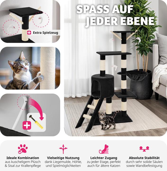 Actual product image tectake Dominik (144 cm, Black)