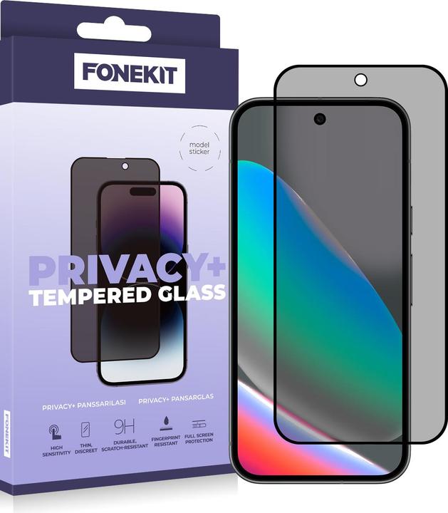 Produktbild FoneKit Privacy+ Full Cover Screen Protector, Google Pixel 10 (Google Pixel 10)