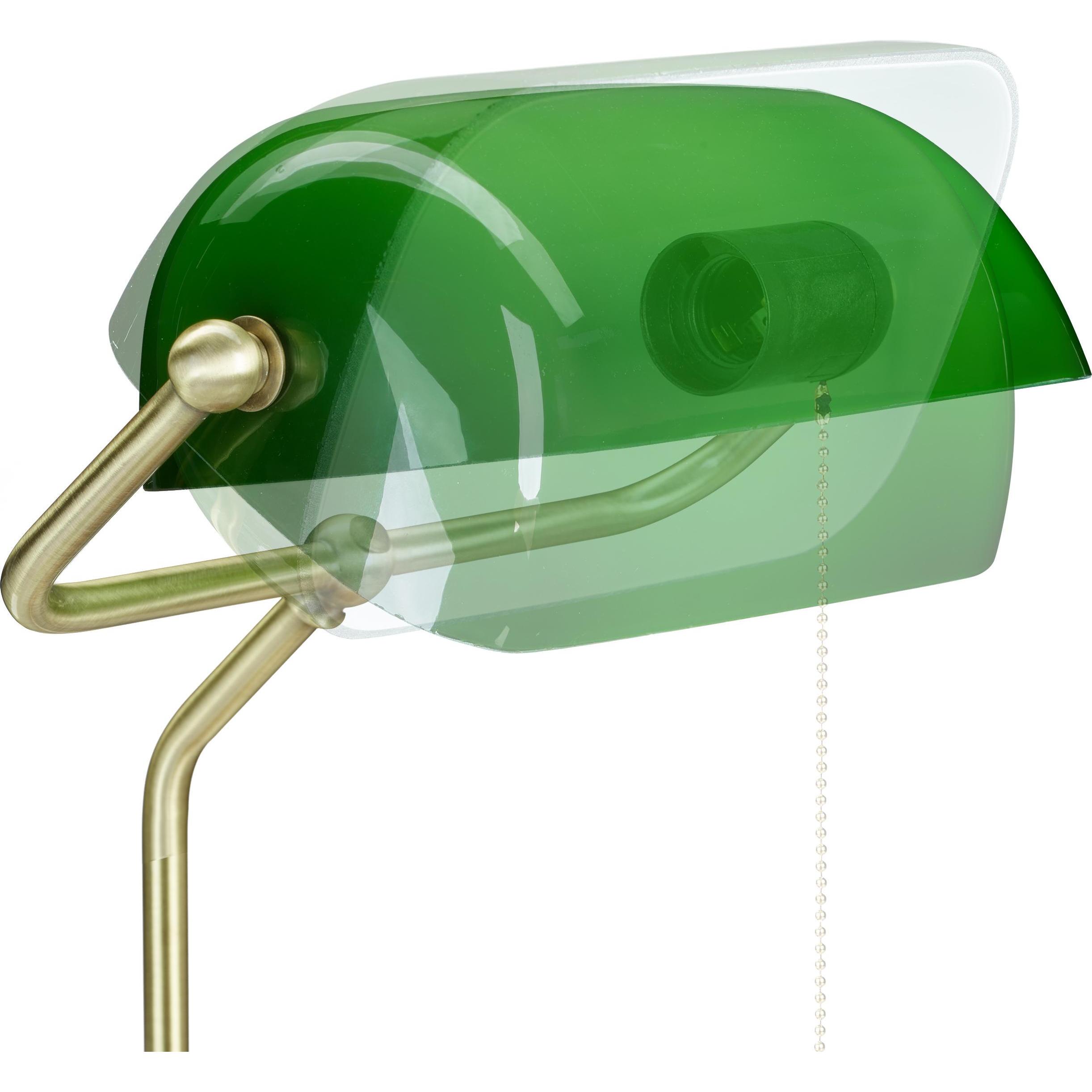 Thumbnail - Relaxdays, Tischlampe, Bankerlampe (E27)