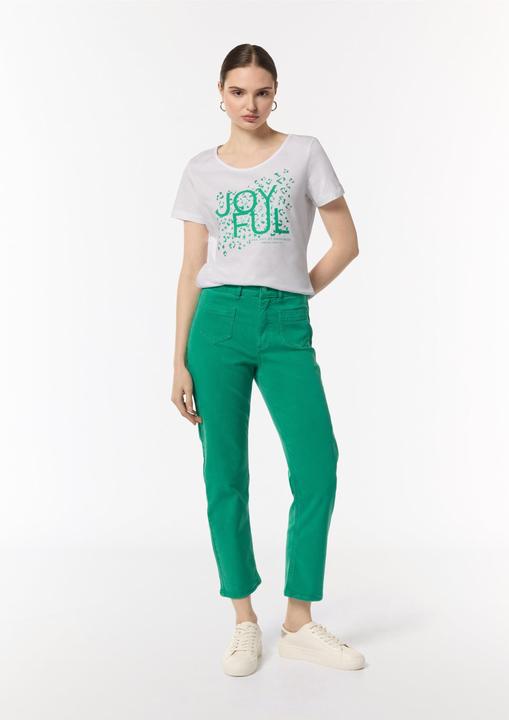 Actual product image Comma T-Shirt T-Shirt mit Front- und Logoprint (46)