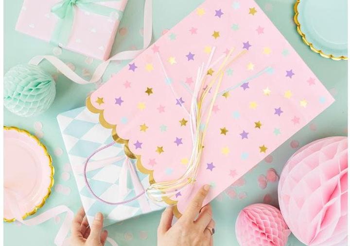 Produktbild Partydeco Gift bags Stars, mix, 26x32x13cm (1 pkt / 1 pc.) (1x)