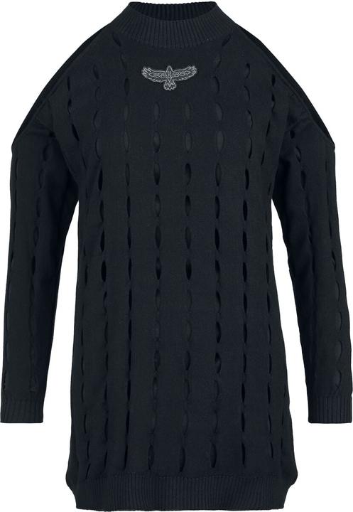 Actual product image Black Premium Essential cold shoulder Strickpullover (S)