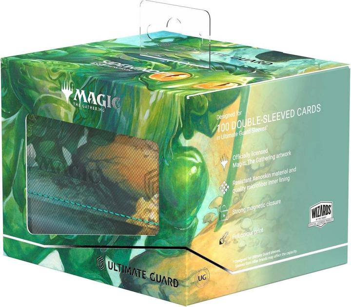 Actual product image Ultimate Guard Sidewinder 100+ Xenoskin Magic: The Gathering "Lorwyn Eclipsed" - Green Rare