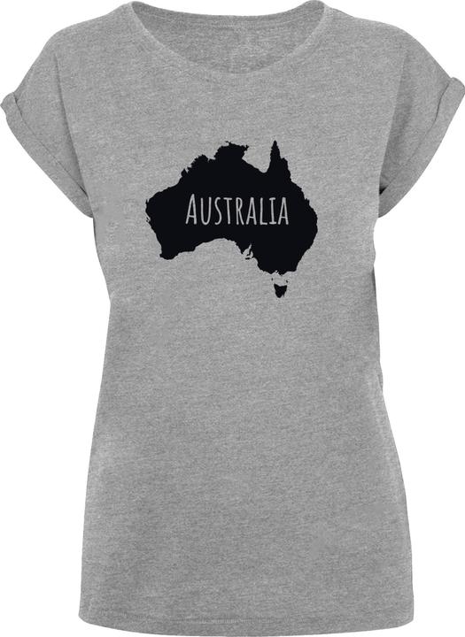 Produktbild Merchcode Ladies Australia Extended Shoulder Tee - 113109 (M)