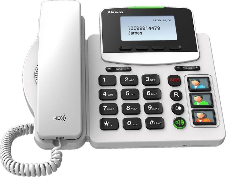 Produktbild Akuvox R15P Grosstasten-SIP-Telefon ohne SOS-Sender
