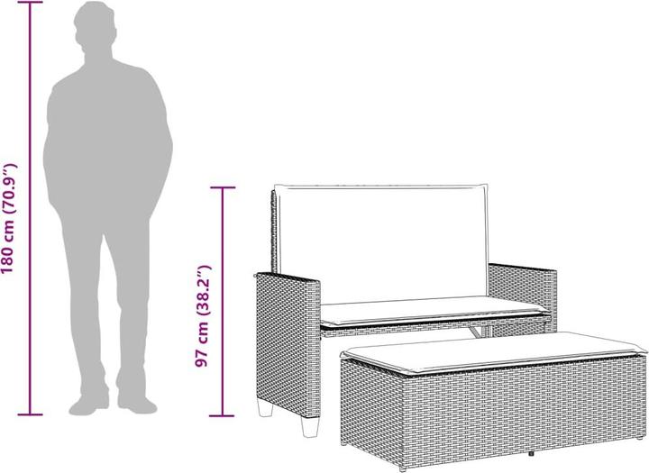 Produktbild vidaXL Gartenbank