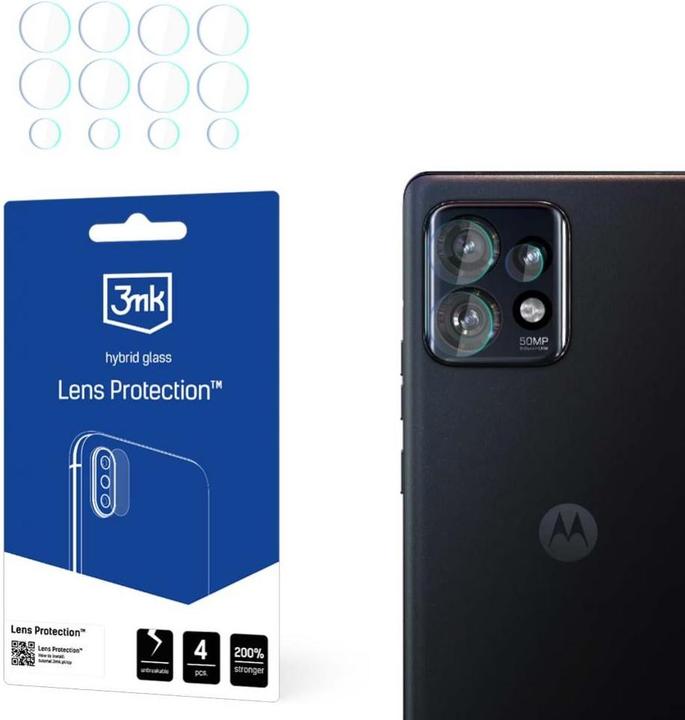 Produktbild 3MK Lens Protect Motorola Edge 40 Pro 5G Ochrona na obiektyw aparatu 4szt (1 Stk., Motorola Moto Edge)