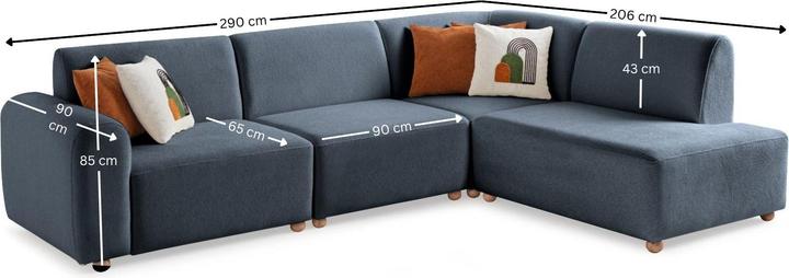 Produktbild Homitis S-Loft Right Corner Sofa (Ecksofa)