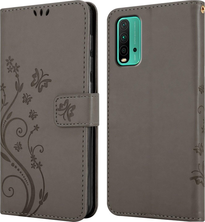 Actual product image Cadorabo Flower Book cover (Xiaomi Poco M3, Xiaomi Redmi 9T)