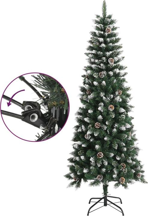 Produktbild VidaXL Künstlicher Weihnachtsbaum Tannenbaum Christbaum Kunstbaum 300 LEDs 240cm (240 cm)