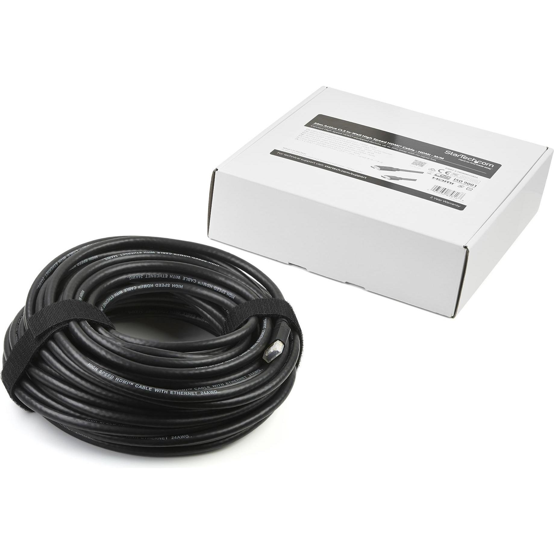 Thumbnail - StarTech HDMI (Typ A) — HDMI (Typ A) (20 m, HDMI), Video Kabel