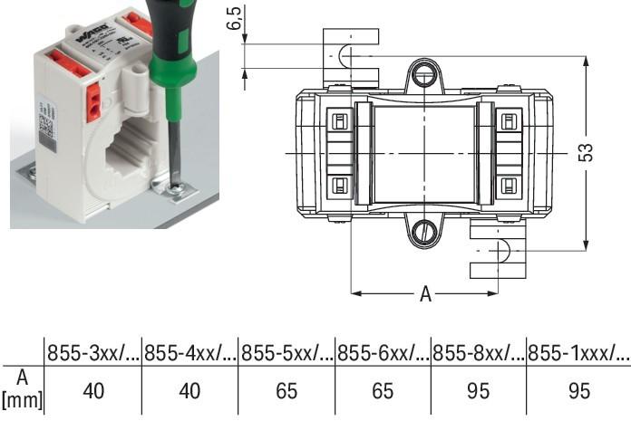 Actual product image Wago Plug-on current transformer