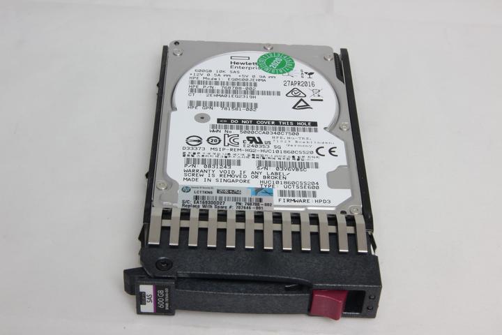 Actual product image HPE 787646-001 (0.60 TB, 2.5")