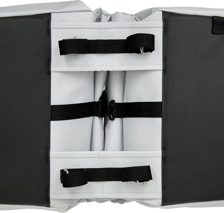 Produktbild New Looxs Tasche Nyborg Double light grey black (34 l, Gepäckträgertasche)