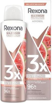 Immagine prodotto Rexona Deodorante Spray Protezione Massima Anguria 150 ml (Getto vaporizzato, 150 ml)
