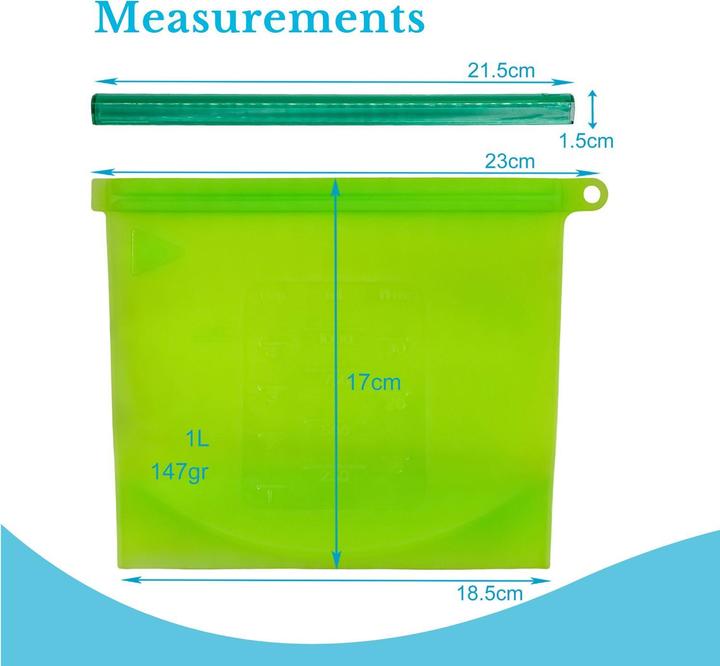 Actual product image Intirilife Lebensmittelbeutel (1 l)