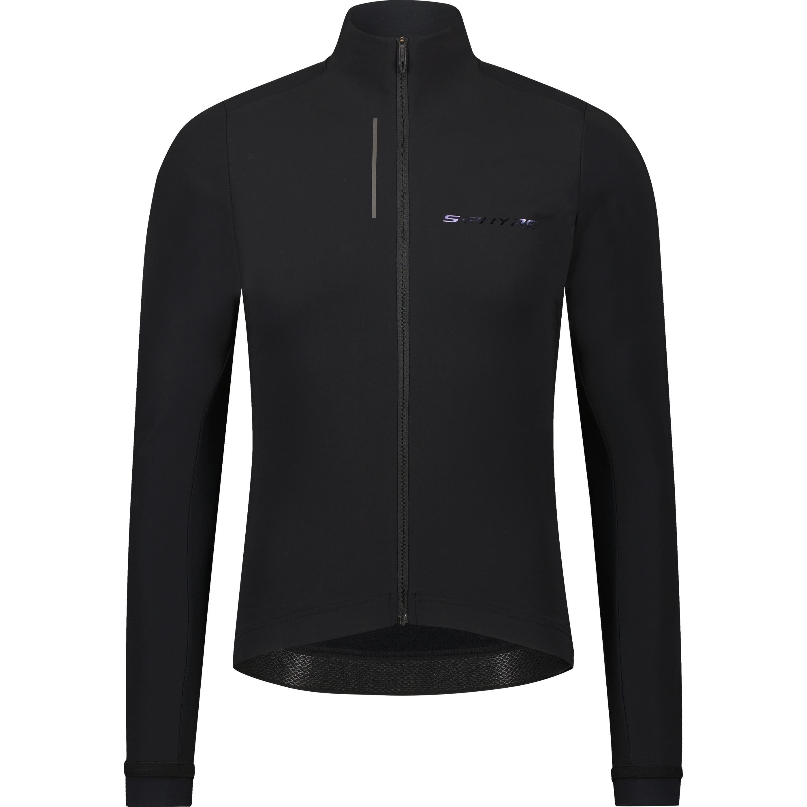 Shimano, Herren, Velojacke, S-PHYRE Wind Jacket BLACK XXL (XXL), Schwarz, XXL