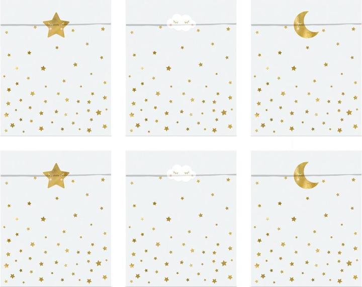 Produktbild Partydeco Bonbontüte - Little Star (6 Stk) (6 Stück)