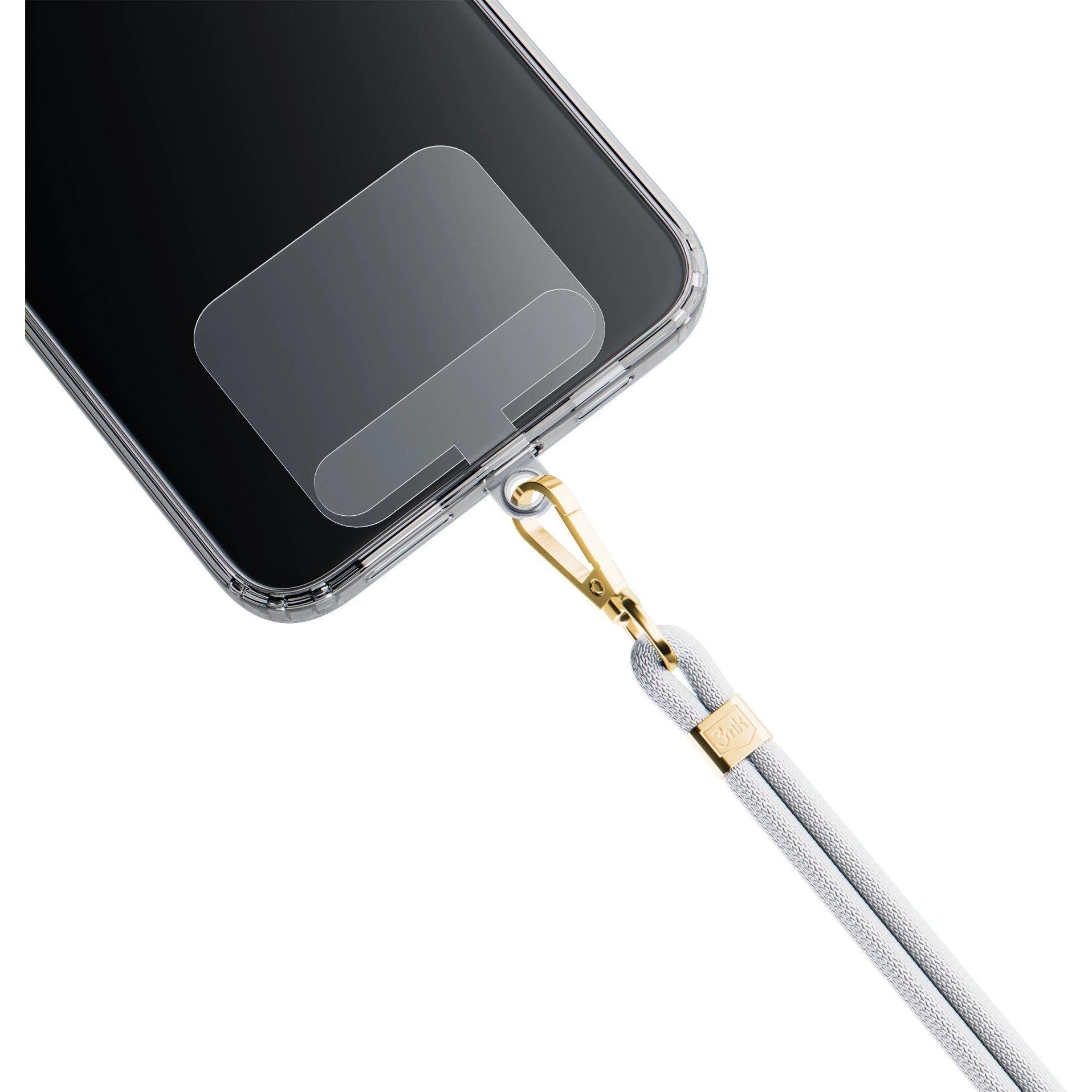 Thumbnail - 3MK EasyClip White (gold) Smycz do telefonu, Weiteres Smartphone Zubehör, Gold