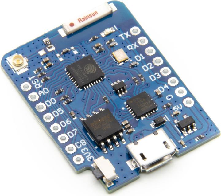 Actual product image Purecrea WeMos D1 mini PRO 16Mbit ESP8266