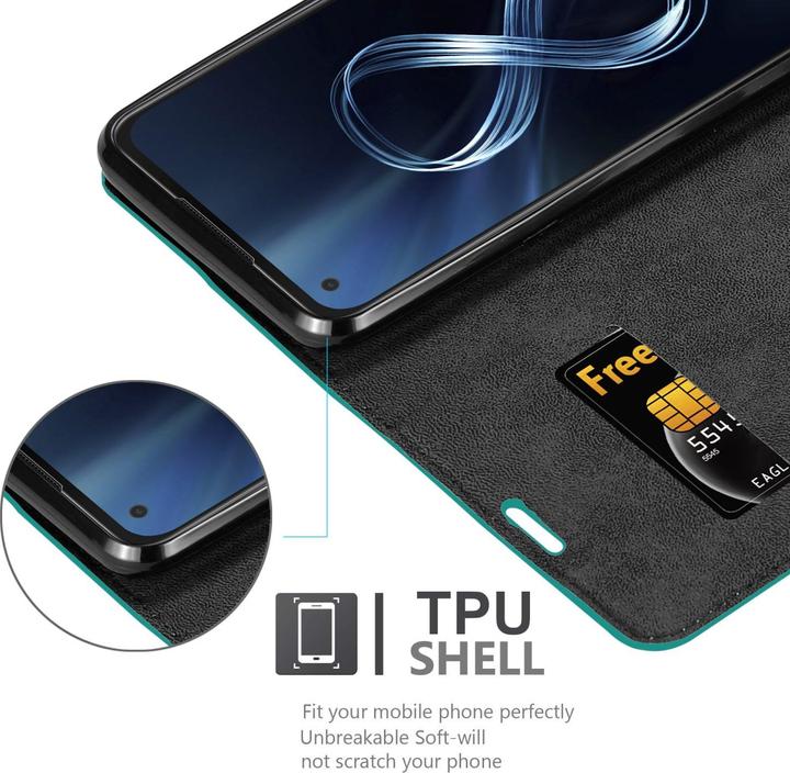 Productafbeelding Cadorabo Boek Invis. Magnetisch deksel (Asus Zenfone 8)
