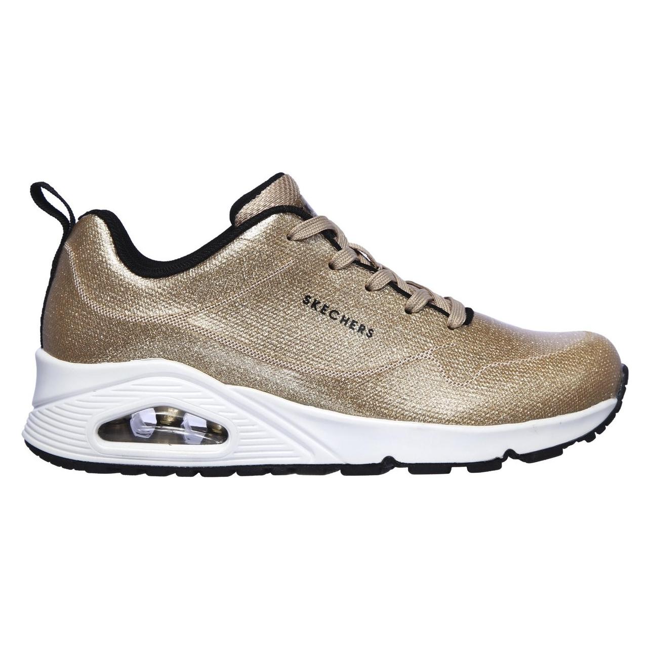 Skechers, Vrouwen, Sneakers, Uno - Diamond Shatter - 55677, Goud, (37)