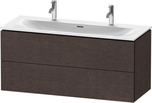 Actual product image Duravit L-Cube Vanity unit wall-mounted LC6309, 1220x481 mm, 2 drawers, for Viu 234412 (122 x 48 x 55 cm)