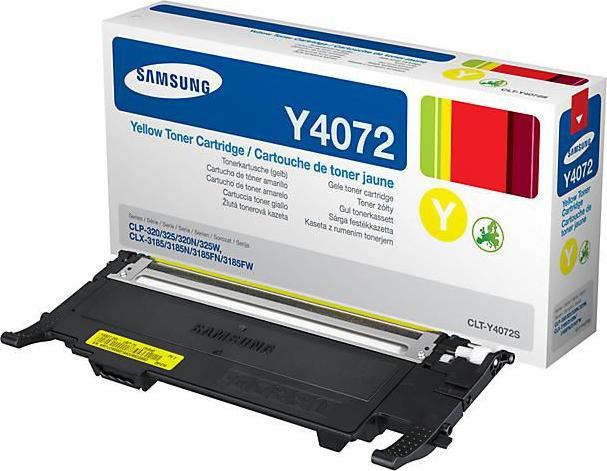 Actual product image Samsung CLT-Y4072S - Yellow - Original - Toner cartridge (Y)