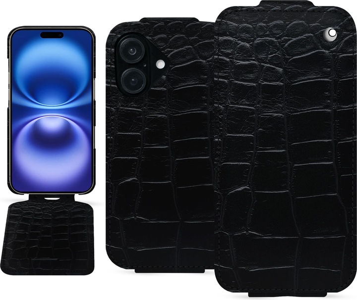 Actual product image Noreve Vertical leather shell (Apple iPhone 16)