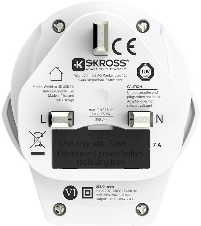 Produktbild Skross World to UK USB
