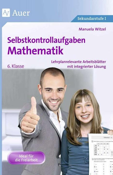 Produktbild Selbstkontrollaufgaben Mathematik Klasse 6 (Deutsch, Manuela Heinz, 2015)