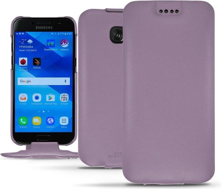 Noreve Lederschutzhülle vertikal (Samsung Galaxy A3 (2017))