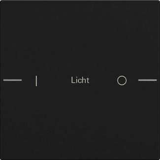 Gira, Programma di commutazione degli accessori, Wippenset 1f indiv. Tastsens.4.55 Schwarz m 5761005