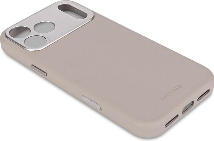 Productafbeelding Decoded Leather Backcover Apple iPhone 17 Pro Max Solid Clay (Apple iPhone 17 Pro Max)