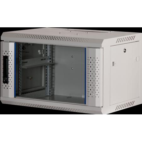 Rockstable 19" 6 HE 600x440x370mm (10.86 HE, 19 Zoll Rack), Serverschrank, Weiss