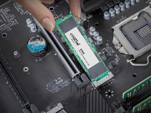 Immagine prodotto Crucial 480 GB SSD E100 Gen 4.0 PCIe x4 NVMe (CT480E100SSD8) (480 GB, M.2 2280)