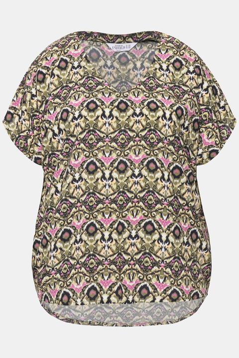 Actual product image Studio Untold Ikat-Inspired Printed Blouse (60)