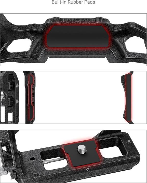 Image du produit SmallRig 3656 "Black Mamba" Half Cage & serre-câble pour Canon EOS R5&R6