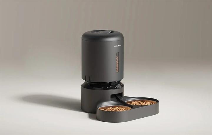 Actual product image Petlibro Granary camera kama dispenser with double bowl, 5L (black) (500 cl)