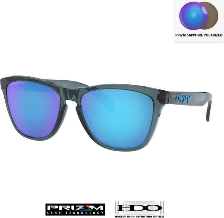 Immagine prodotto Oakley Lunettes de Soleil Frogskins - Verres Prizm Sapphire Polarisés - Monture Noir