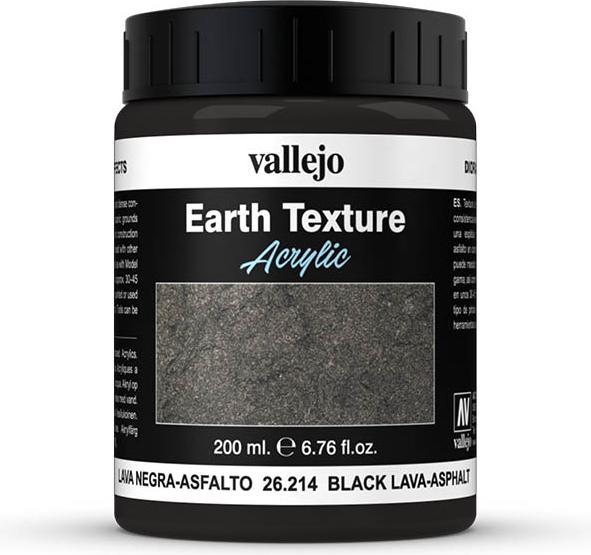 Actual product image AirbrushKing Black lava 200ml - Vallejo
