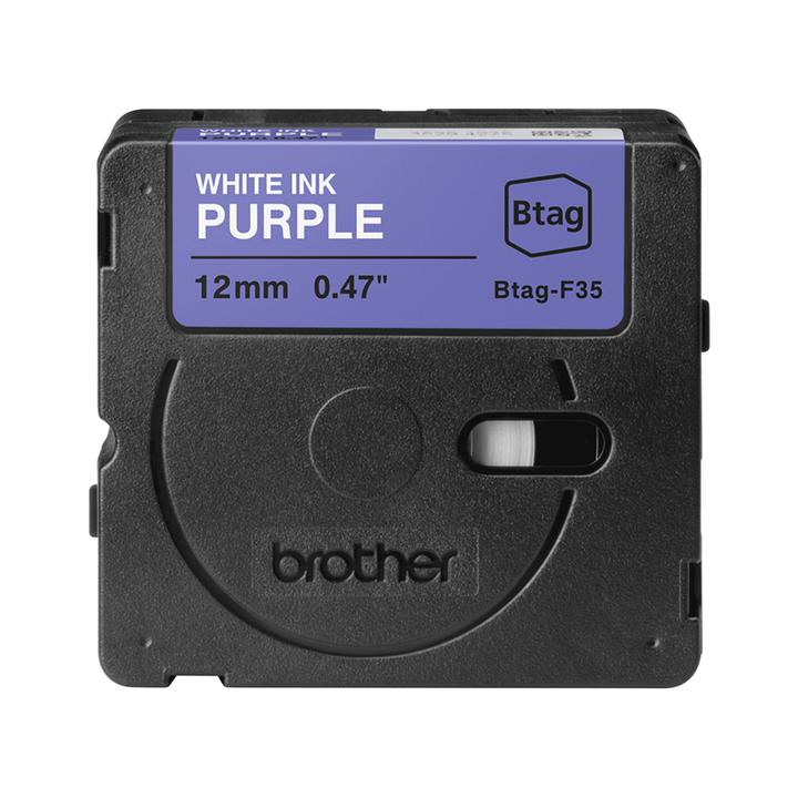 Actual product image Brother Btag (1.20 cm, Violet, White)